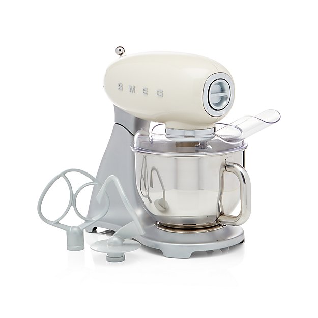 Smeg Cream Retro Stand Mixer Crate and Barrel