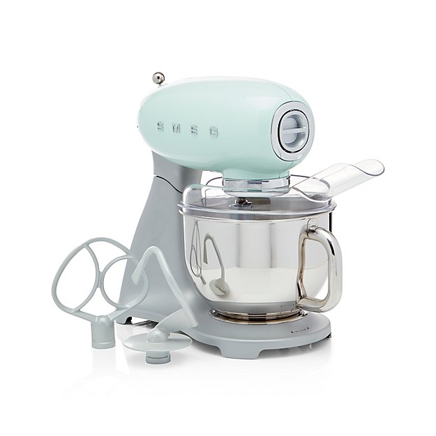 Smeg Pastel Green Retro Stand Mixer Crate and Barrel