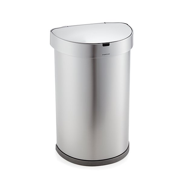 simplehuman ® 45liter/12gallon Sensor Trash Can Crate and Barrel