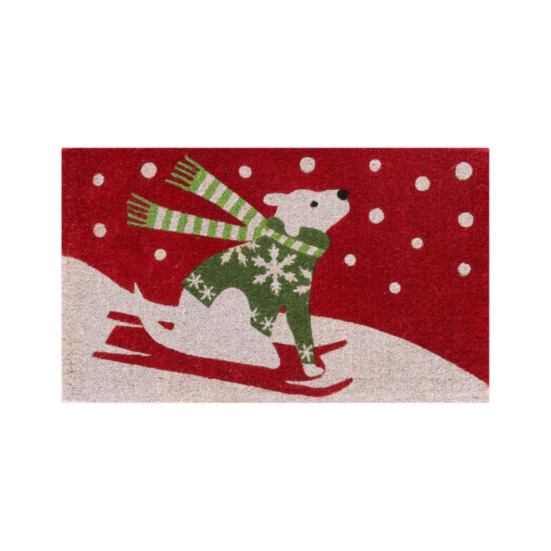 Snow Pup Doormat