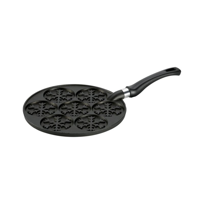 Crate and Barrel - Snowflake Pancake Pan shopping in Crate and Barrel Christmas from crateandbarrel.com