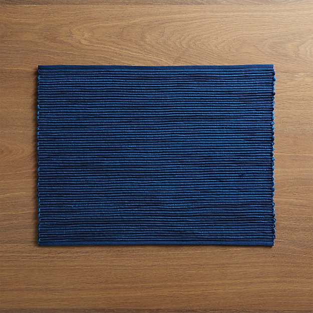 Sonoma Indigo Placemat Crate and Barrel