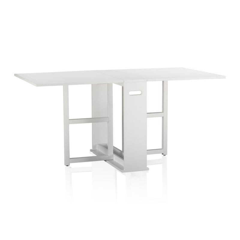 Span White Gateleg Dining Table