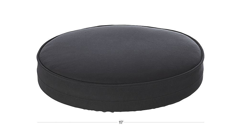 Spin Swivel Backless Bar Stools and Cushion Crate and Barrel