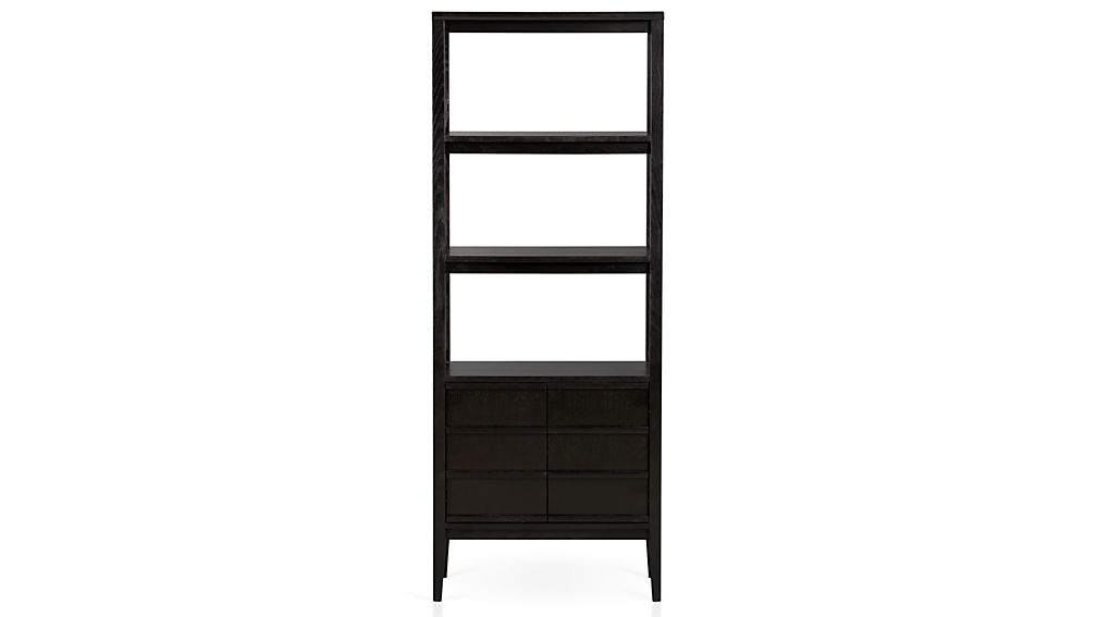 Spotlight Ebony Bookcase Crate and Barrel