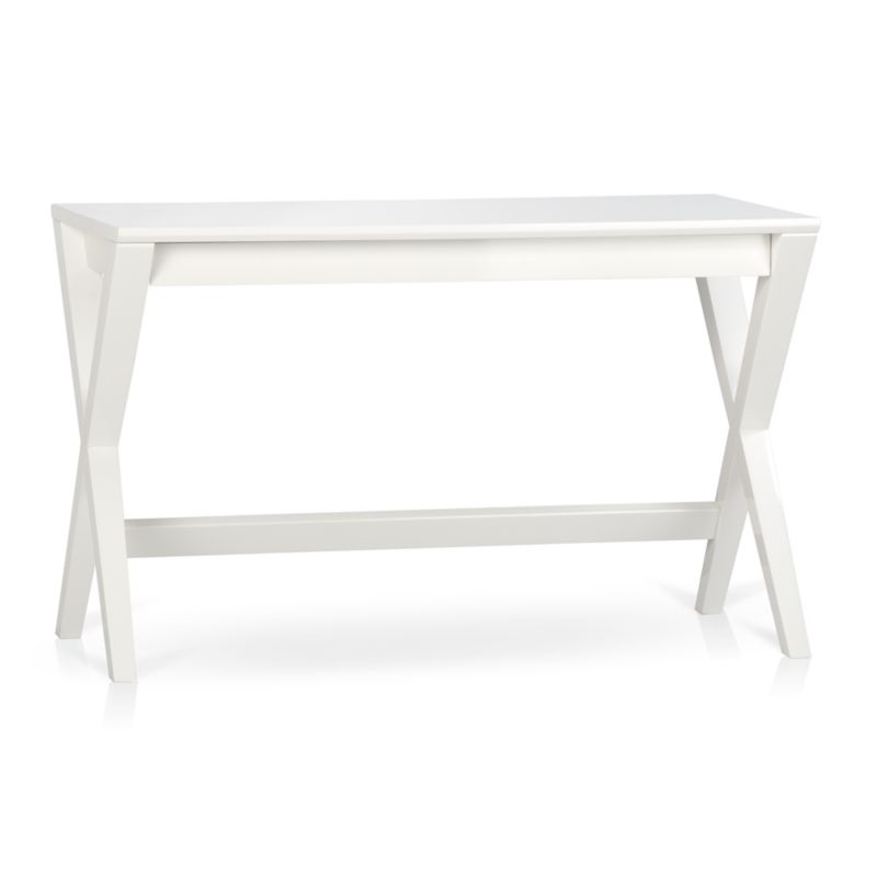 White 48" Desk.