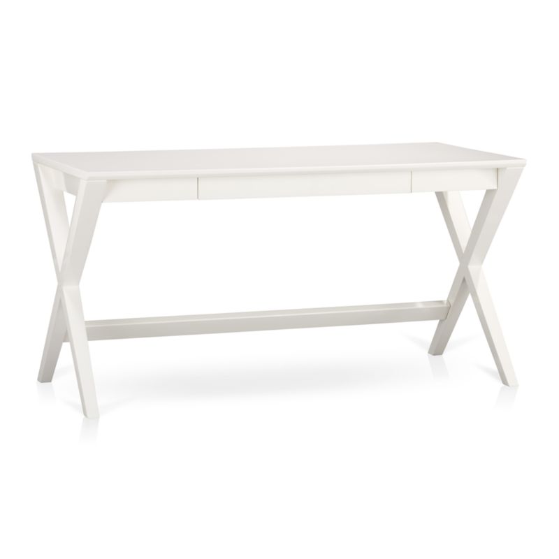 Spotlight White 58" Desk