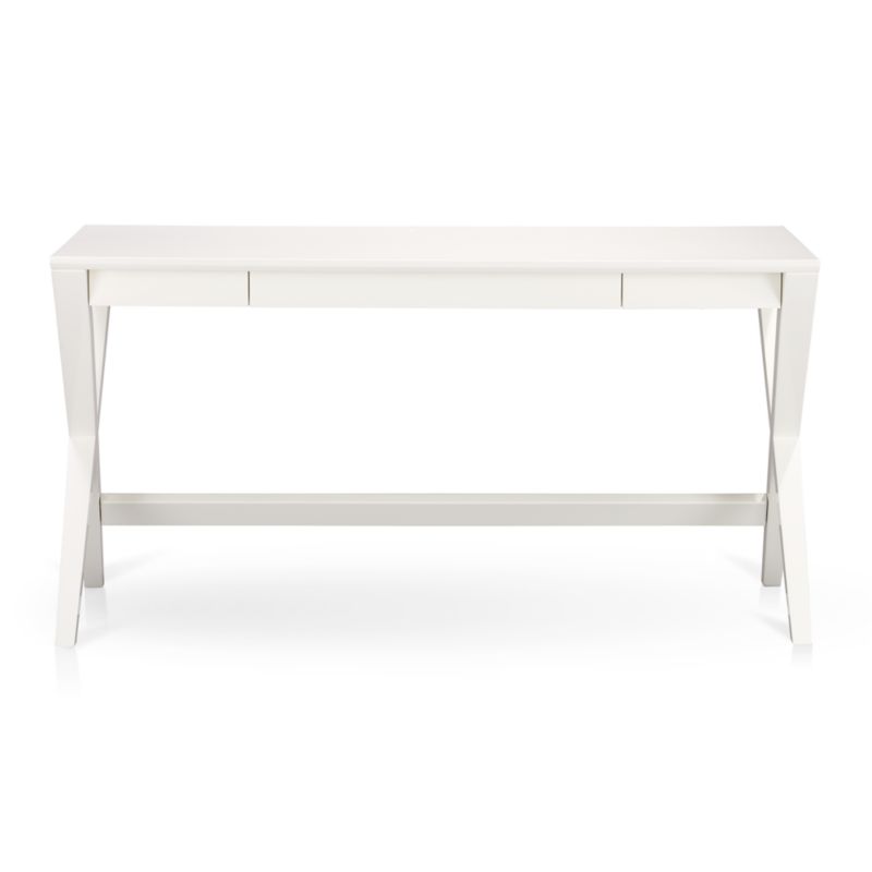 Spotlight White 58" Desk