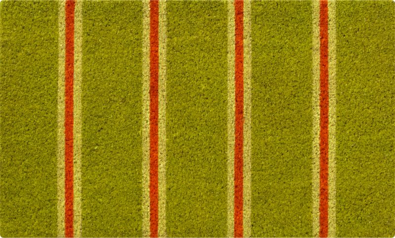 Spring Striped Doormat