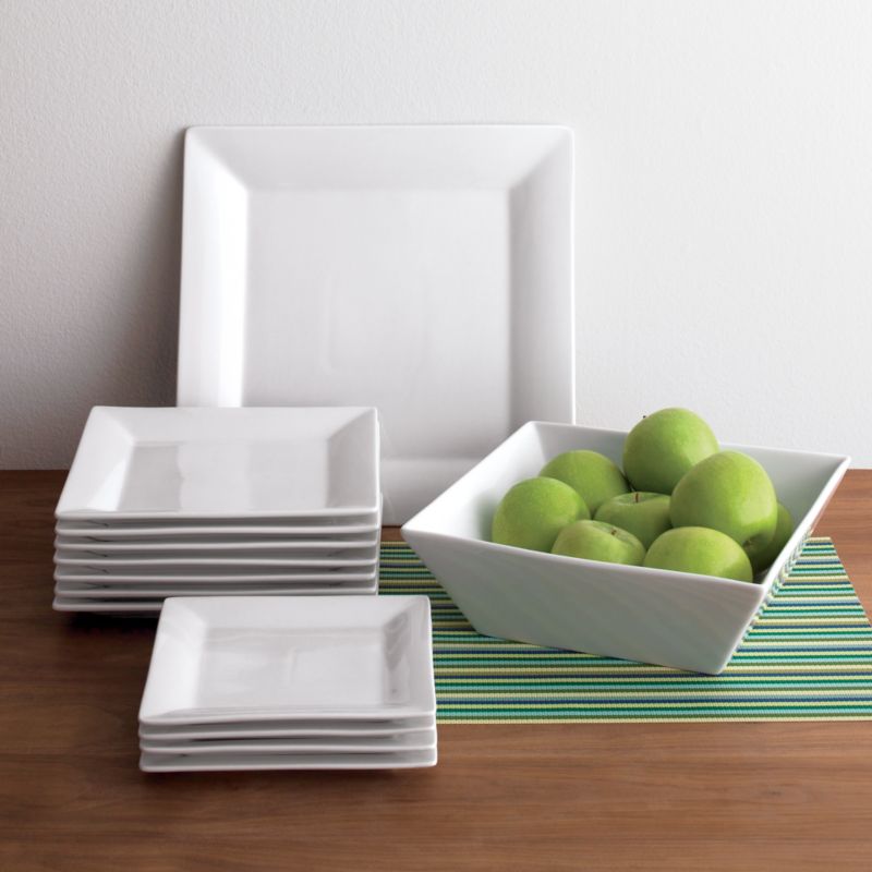Square Rim Plates