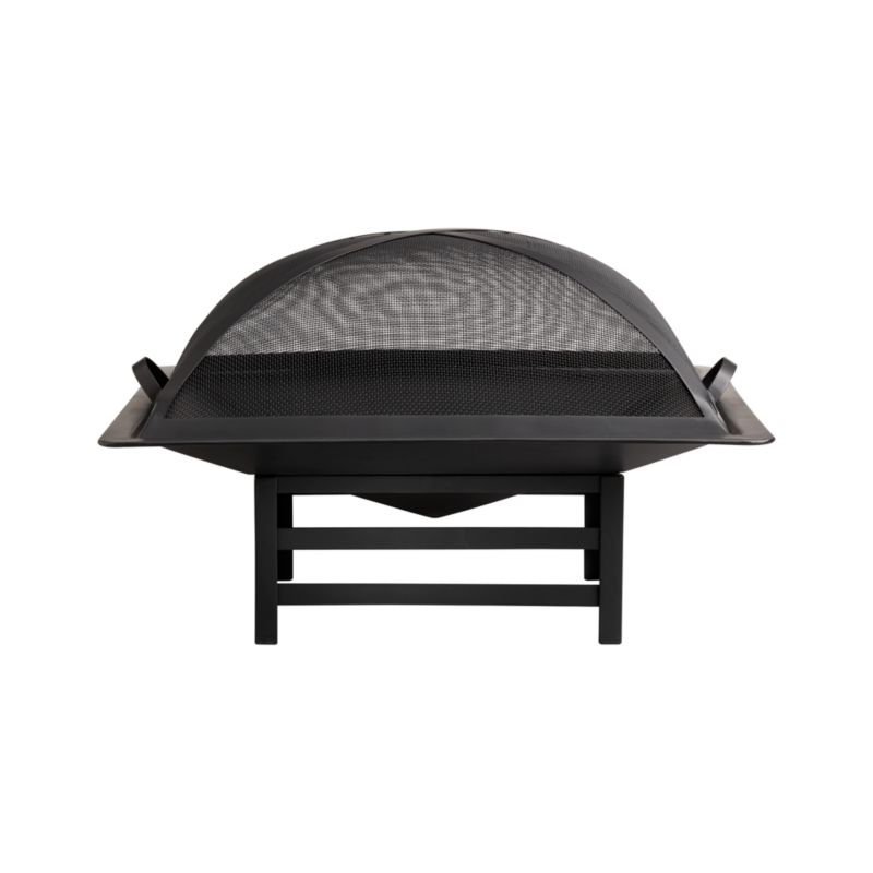 Black Square Firepit