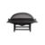 SquareFirepitBlack28inLLS11