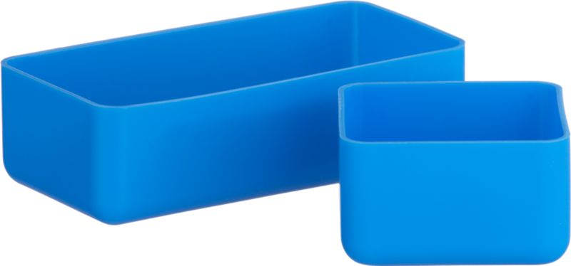 Set of 2 Blue Squish Bins