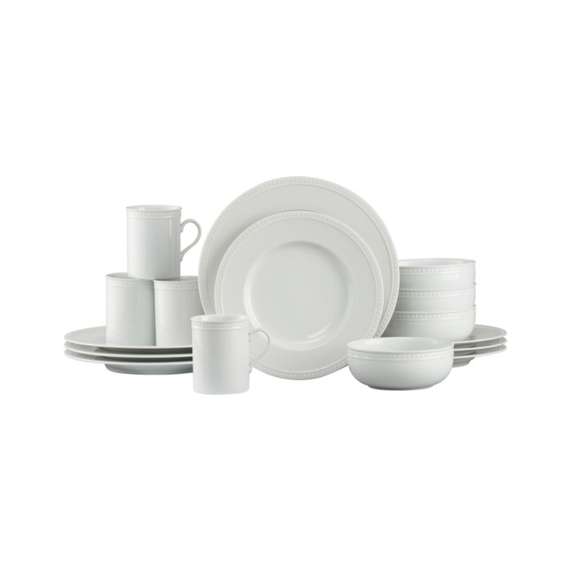 16-Piece Set: four 4-piece place settings.