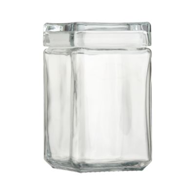Medium Stackable Glass Storage Jar