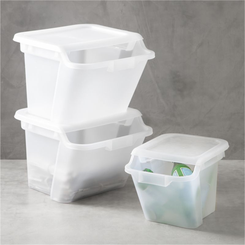 Stacking Recycle Bins - Small Recycle Bin...