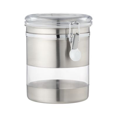 Stainless Steel Medium Clip Canister
