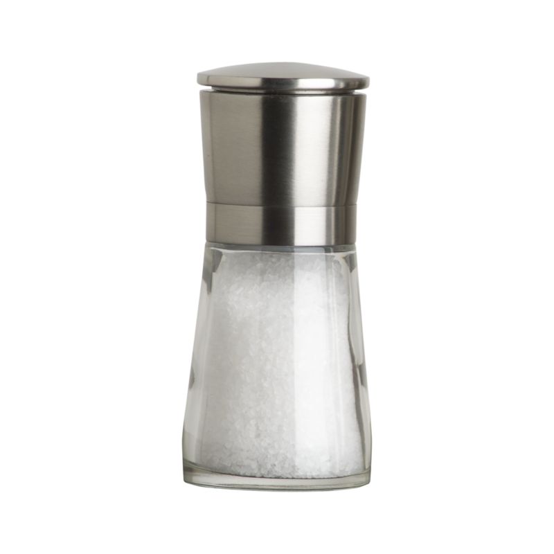 Stainless & Glass Salt Mill