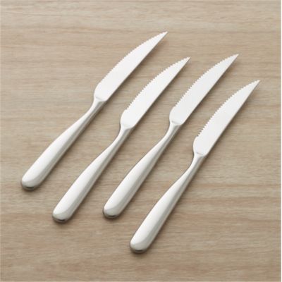 Set of 4 Stanton Mirror Steak Knives