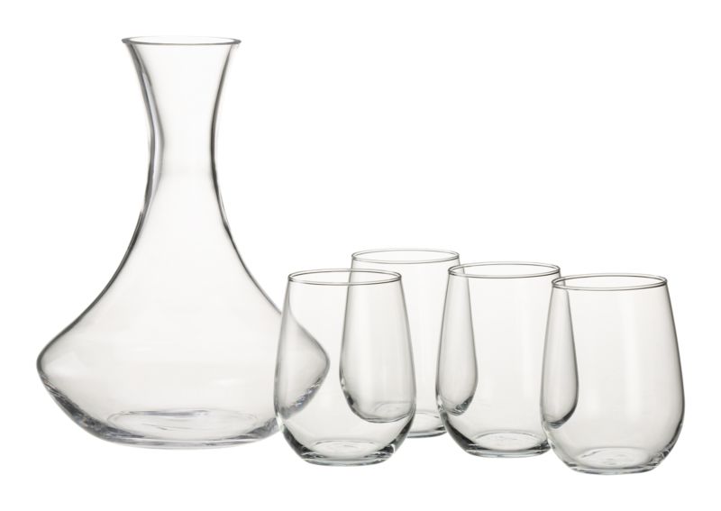 StemlessDecanter5PcSetOT8