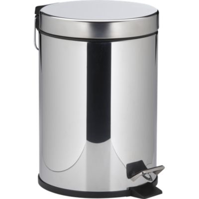 Stainless Steel Step-On 1.5-Gallon Trash Can