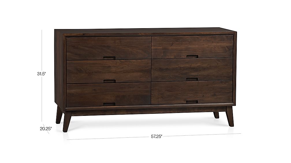 Steppe 6Drawer Dresser Crate and Barrel