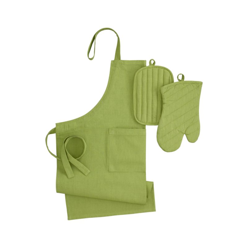 Stewart Apron/Potholder and Mitt Set of Two
