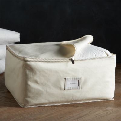 Twill Large Storage Bag with Ticking