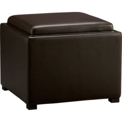Stow Chocolate 22 Ottoman