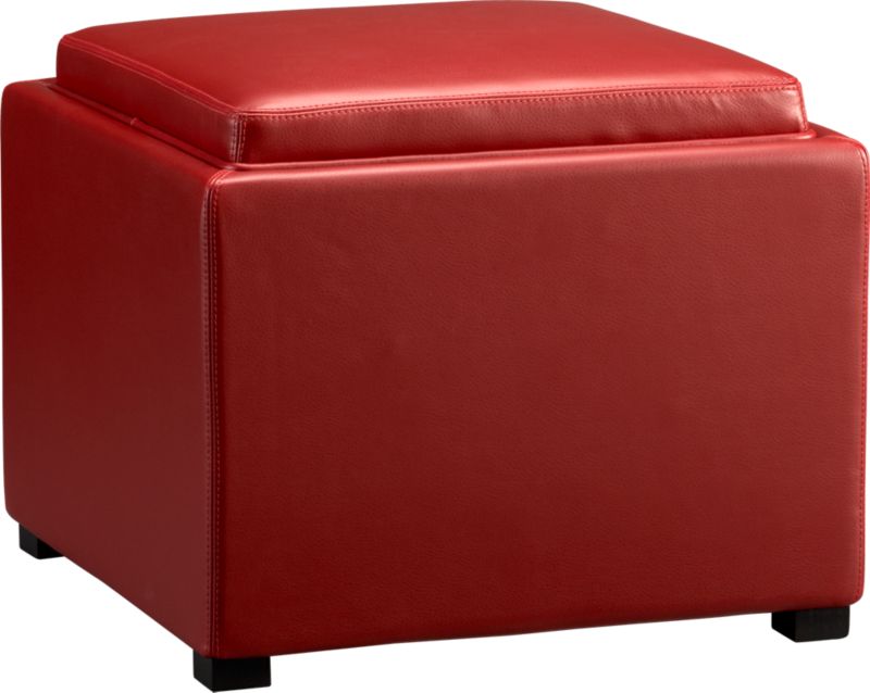 Stow Red 22" Ottoman