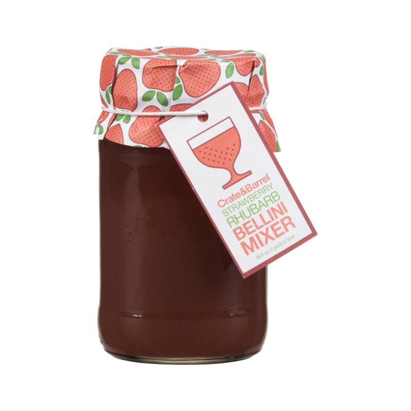 Strawberry Rhubarb Bellini Mixer