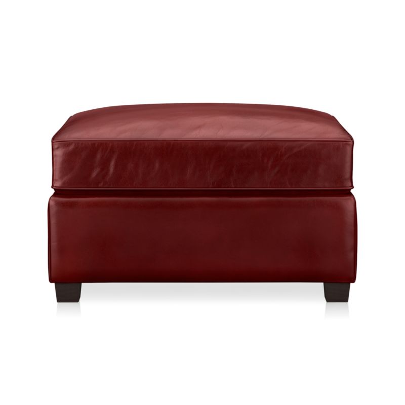 Leather Ottoman