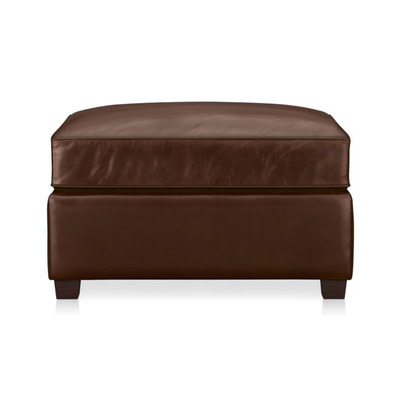 Leather Ottoman