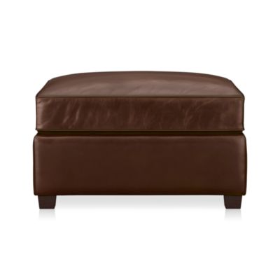 Streeter Leather Ottoman