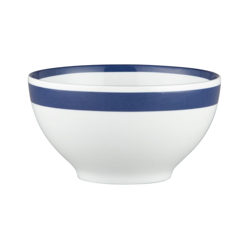 Navy Stripe 6" Bowl