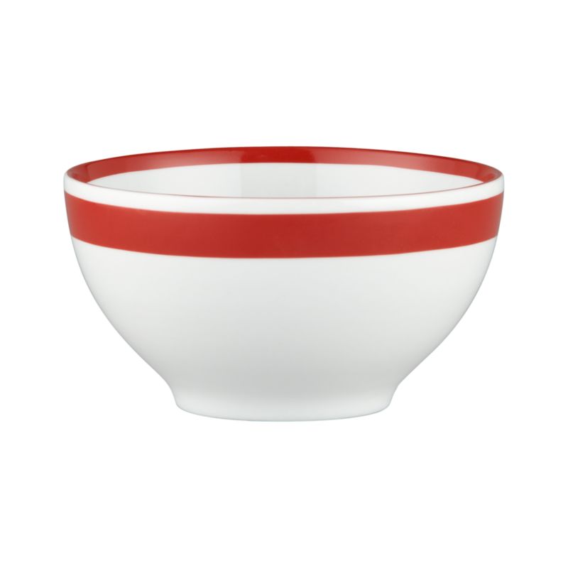 Red Stripe 6" Bowl