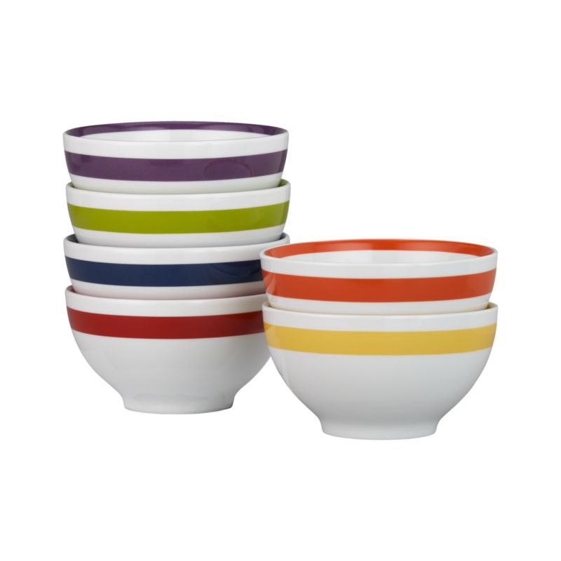 Stripe 6" Bowls