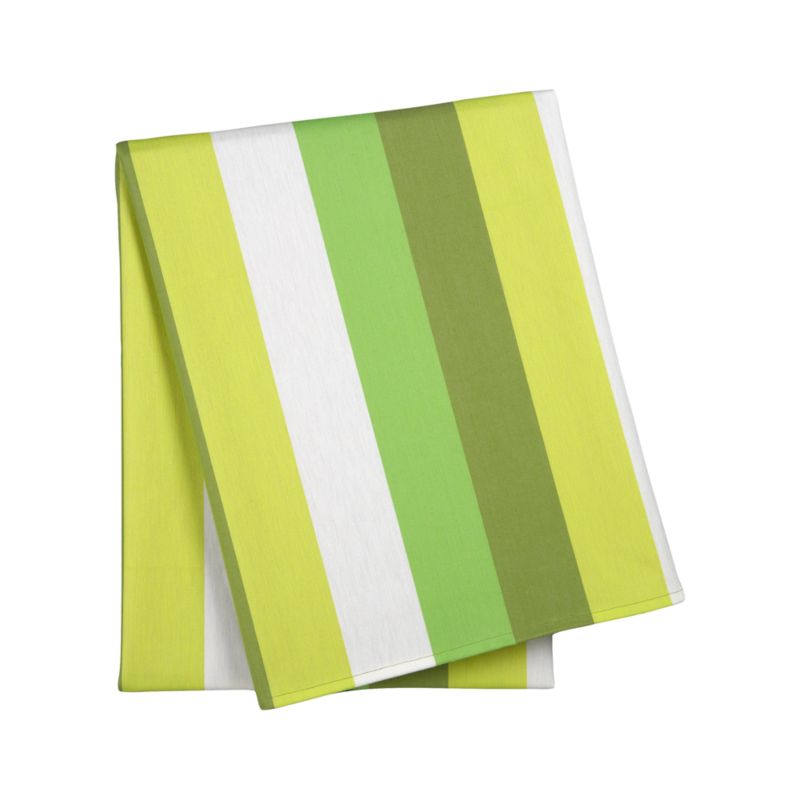 Green Stripe Picnic Blanket