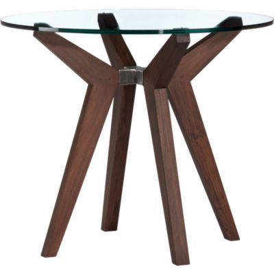 Strut 36 Glass Top Table