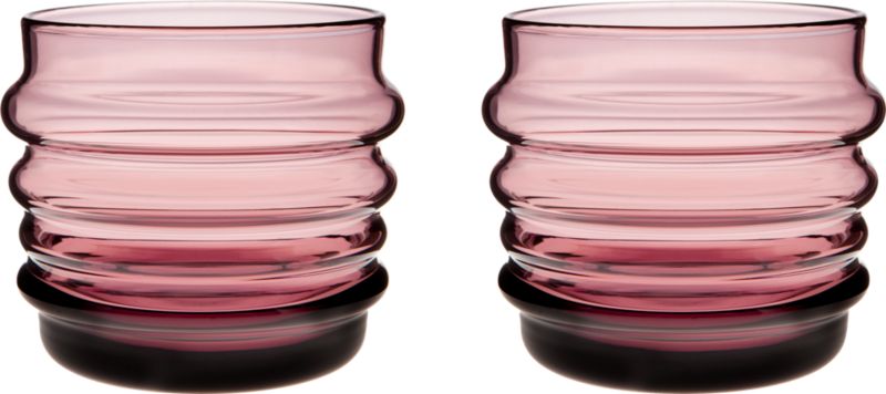Marimekko Sukat Makkaralla Lilac Glasses Set of Two