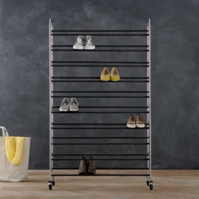 Supreme Adjustable Rolling Shoe Rack