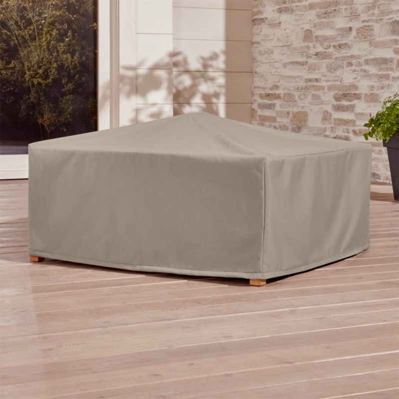Outdoor Square Coffee Table Cover Crate and Barrel