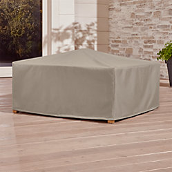 Outdoor Rectangular Coffee Table Cover | Crate and Barrel