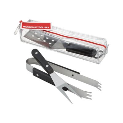 3-Piece Portable Tailgating Barbecue Tool Set