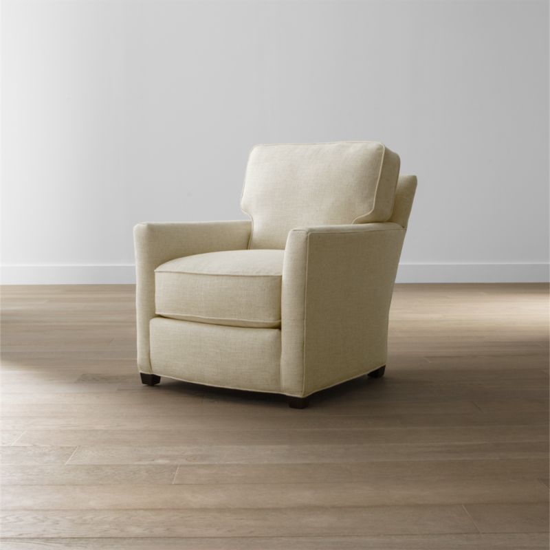 Talia Chair Gibson Oatmeal Crate and Barrel