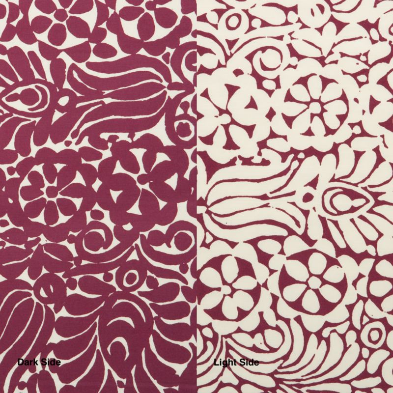 Tamara Plum King Duvet Cover