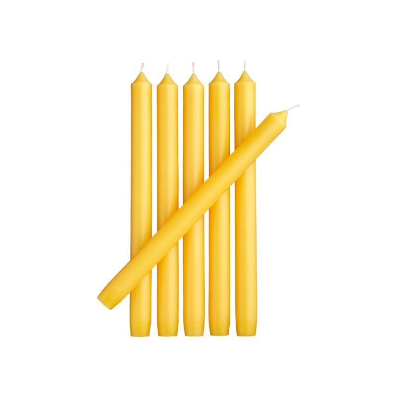 TaperCandle10inYlwS6S12