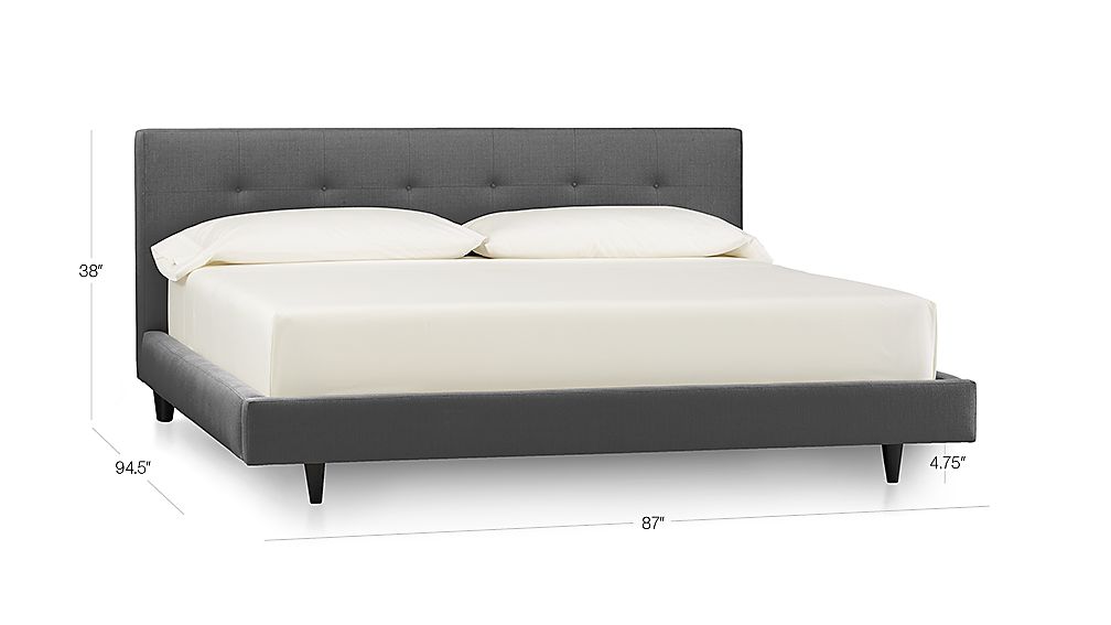 Tate Upholstered Bed Crate and Barrel