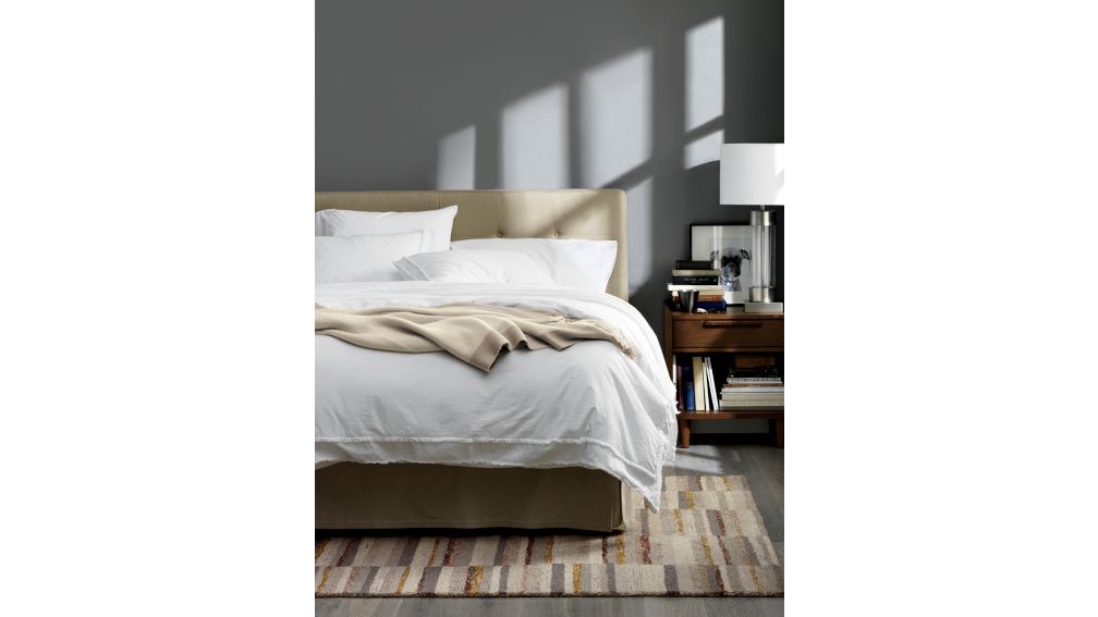 Tate Tall Upholstered Headboard Crate and Barrel