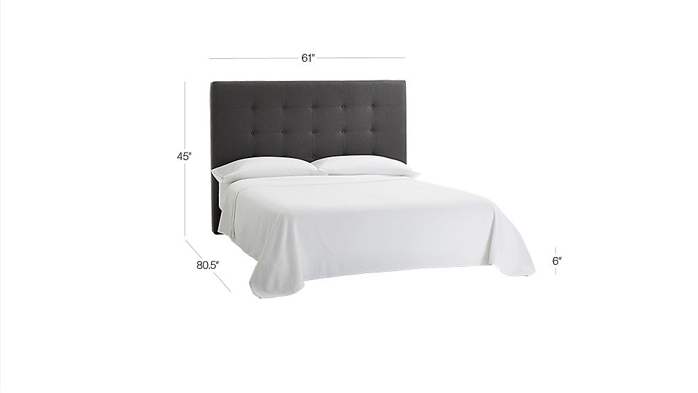 Tate Tall Upholstered Headboard Crate and Barrel